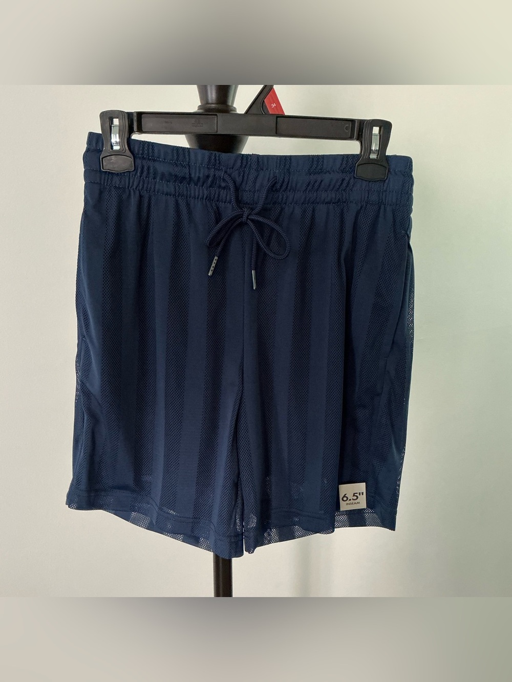 No Boundaries Men’s XL Navy Blue Mesh Athletic Shorts NWT